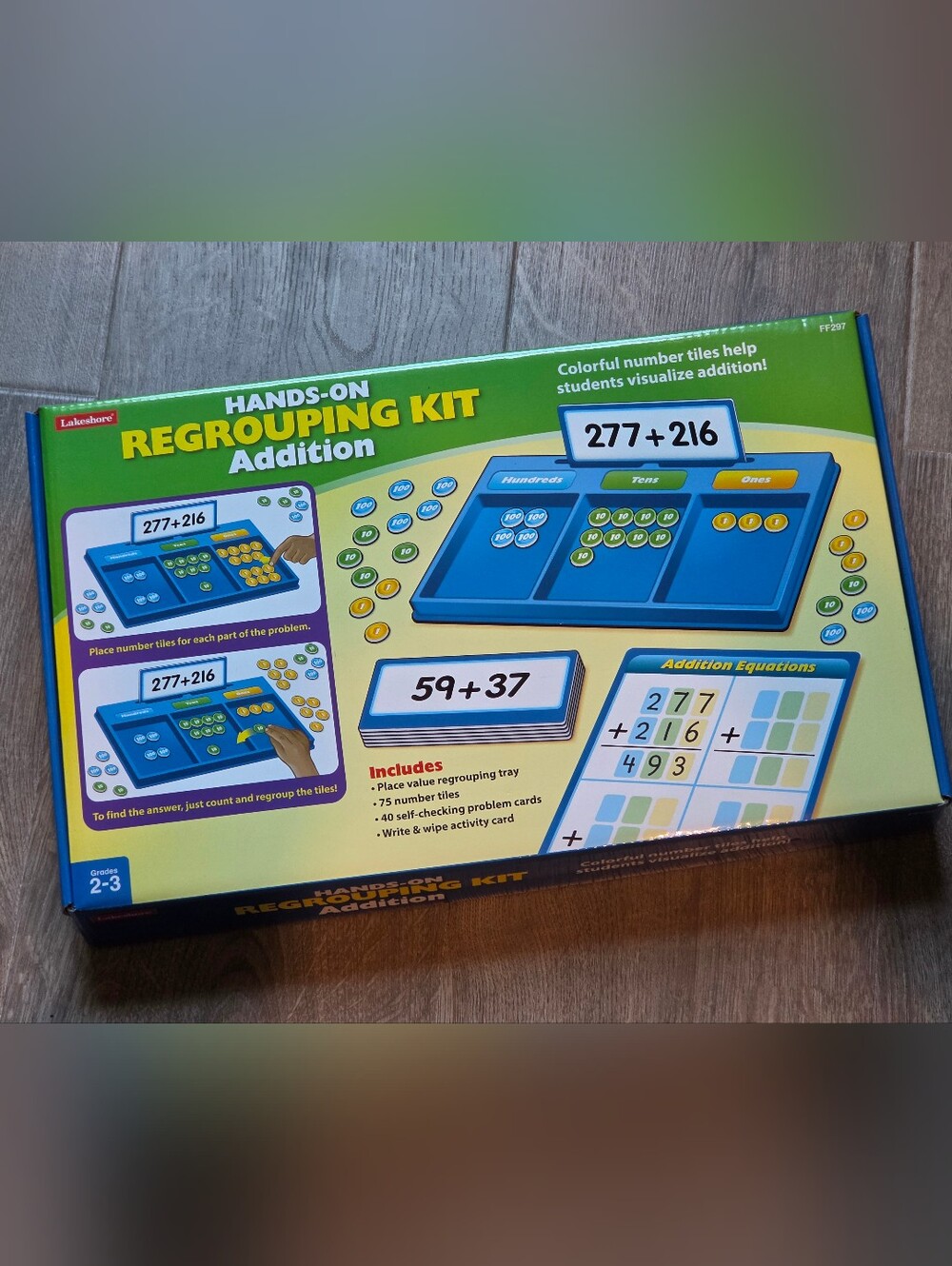 Hands-On Regrouping Kit Addition - Lakeshore - Yellow & Blue